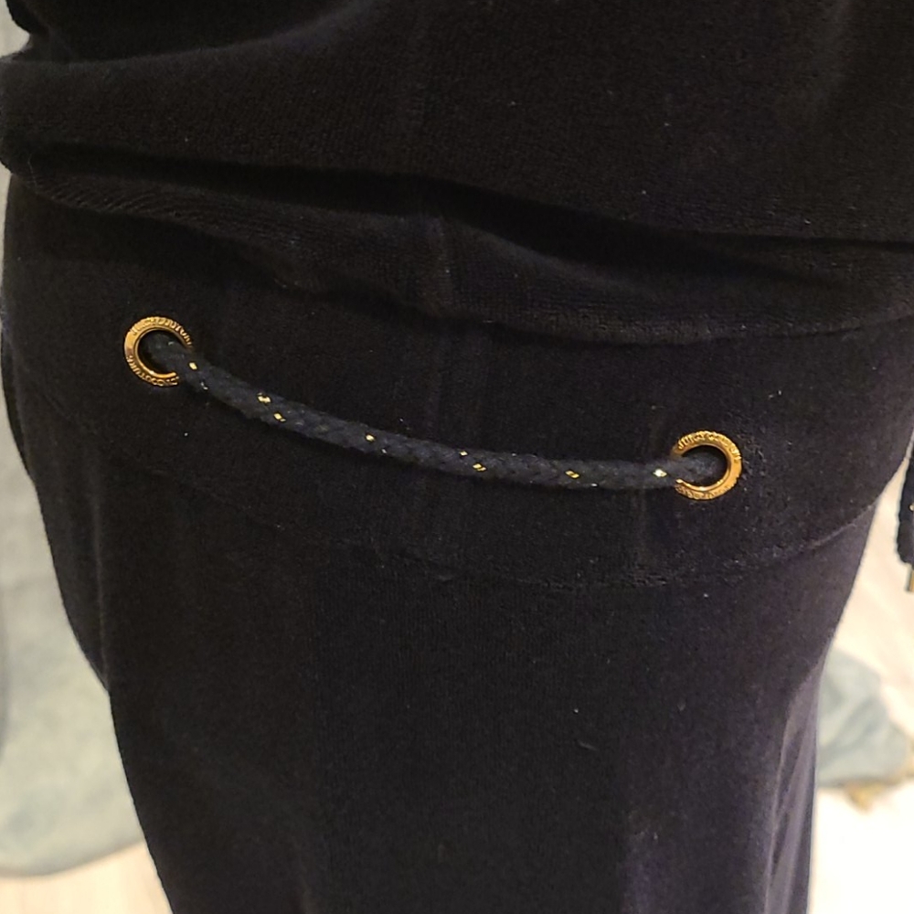 Juicy Couture romper in black terrycloth with gold - Picture 9 of 14